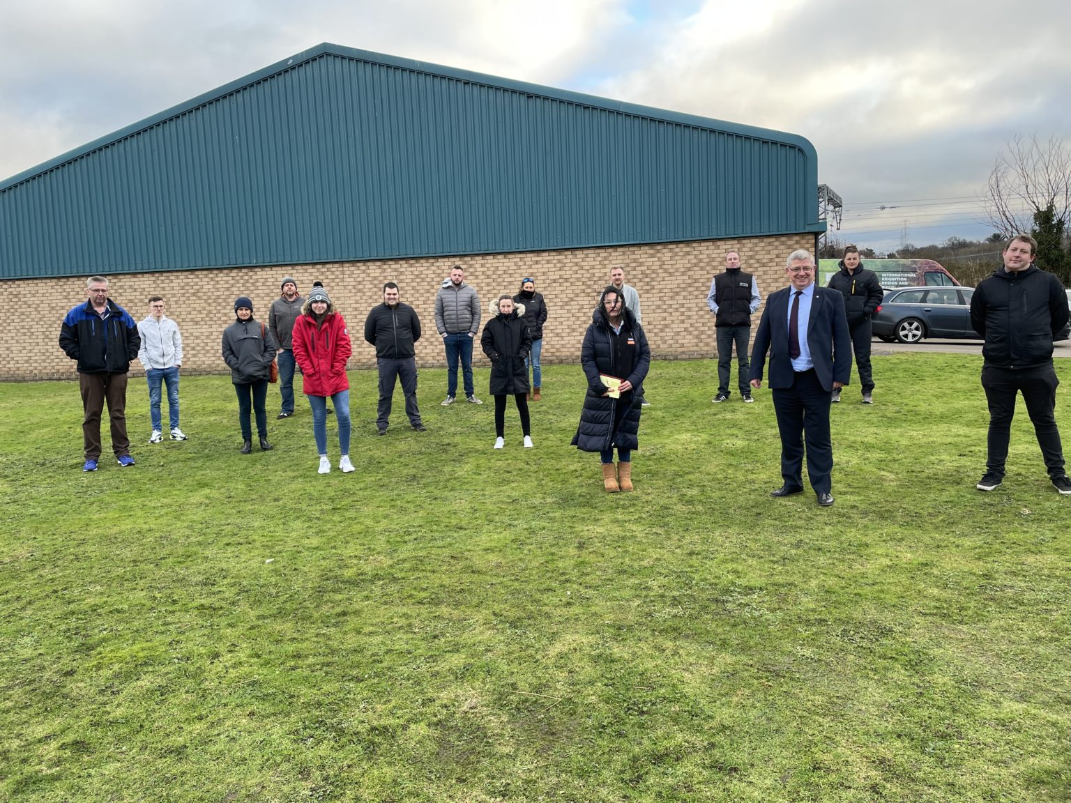 GMB meet members from Prestonpans Station GMB Scottish Ambulance